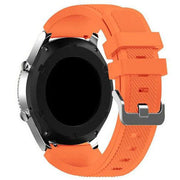 One Size Strap Silicone Galaxy Watch 46mm Buckle in orange
