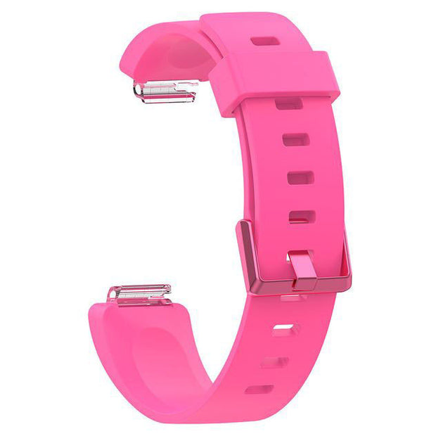 Strap For Fitbit Inspire HR Plain in pink