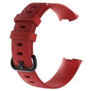 Fitbit Charge 3 Strap Silicone Large Small in red
