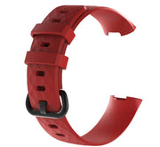 Charge 4 Strap Silicone Buckle Large Small in red