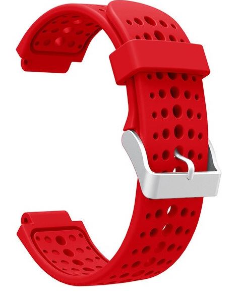 Forerunner 220 Strap Silicone Buckle One Size in red
