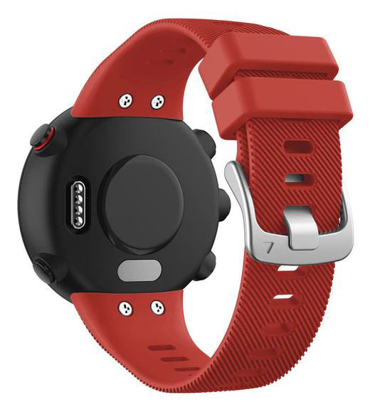 One Size Strap Forerunner 45 Silicone Buckle in red
