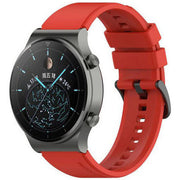 TicWatch E2 Strap Ireland Buckle Silicone in red