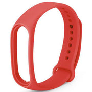 Strap For Xiaomi Mi Band 7 Plain in red
