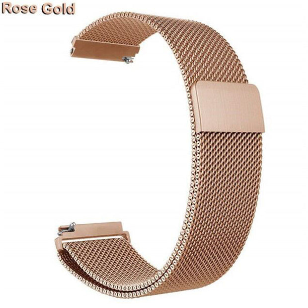 Fitbit Sense Strap Ireland Magnetic Stainless Steel in rose gold