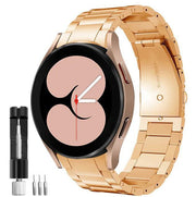 Stainless Steel Samsung Galaxy Watch 46mm Strap in Stainless Steel in rose gold