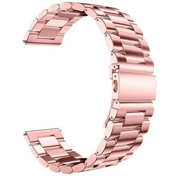 Stainless Steel Polar Vantage V3 Watchband in Stainless Steel in rose pink