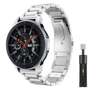 Strap For Samsung Galaxy Watch 3 (45mm) Stainless Steel in silver