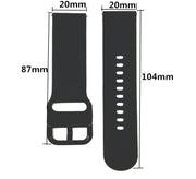 Plain Samsung Galaxy Watch 5 Watchband in Silicone
