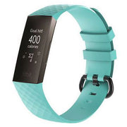 Fitbit Charge 4 Strap Silicone Large Small in teal