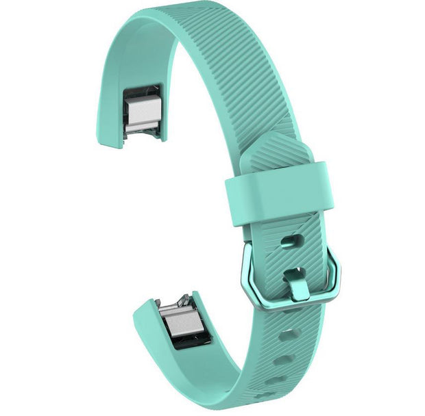 Fitbit Alta HR Strap Silicone Large Small Buckle in teal