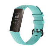 Buckle Strap Silicone Large Small Charge 3 in teal
