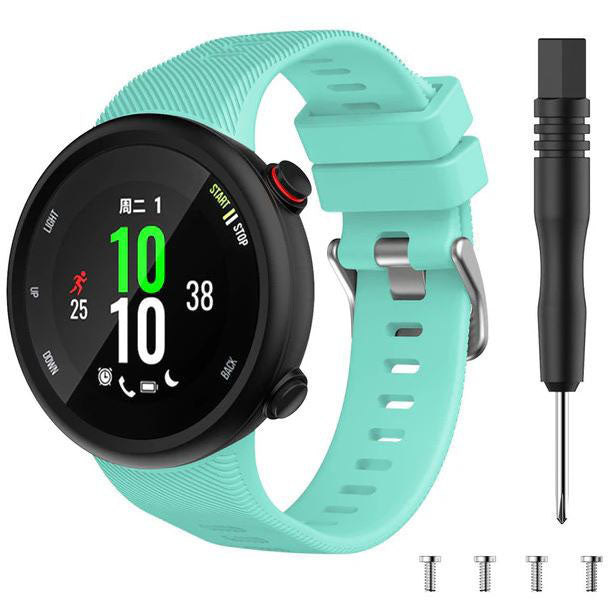 Plain Garmin Forerunner 45 Plus Band in Silicone in teal