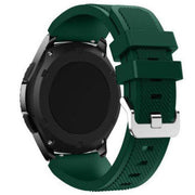 Textured Universal Watch  Wristband in Silicone in army green