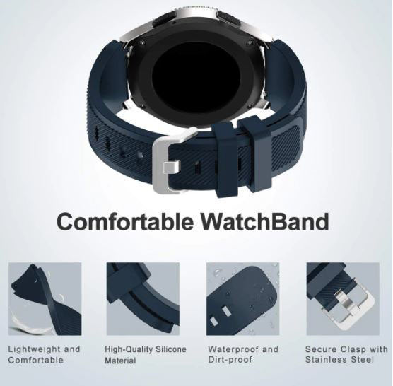 Universal Watch  Silicone Strap Buckle