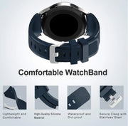 Buckle Strap Silicone One Size Watch 3