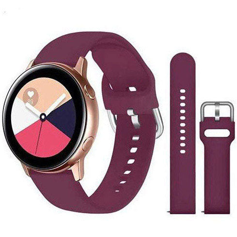 Buckle Strap Silicone Large Small C2 in wine red