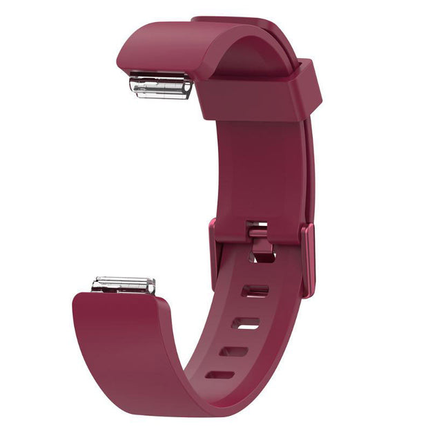 Bracelet For Fitbit Inspire HR Plain in wine red