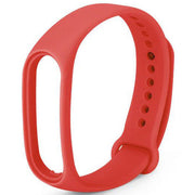 Plain Xiaomi Mi Band 6 Band in Silicone in red