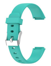 fitbit luxe straps teal silicone