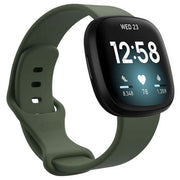 Fitbit Sense 2 Strap Silicone Large Small army green