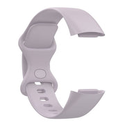 silicone fitbit charge 5 strap in light purple